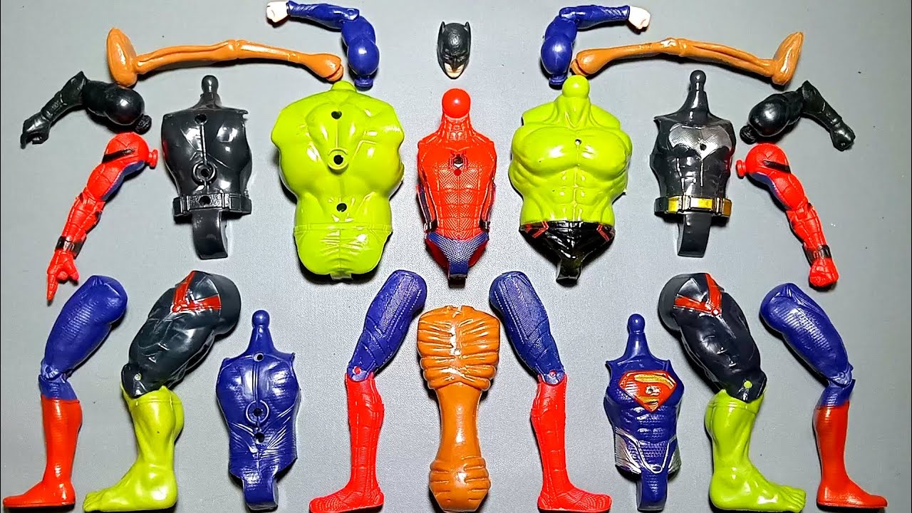AVENGERS TOYS MARVEL'S SPIDER-MAN SUPERMAN BATMAN HULK SIREN HEAD SUPERHEROES TOYS 