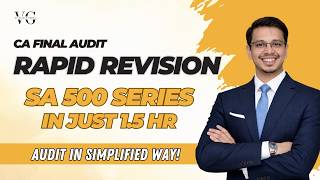 SA 500 Series Revision | CA Final May'26 | CA Vikalp Gupta