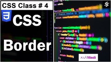 CSS Borders | Urdu/Hindi | CSS Class#4
