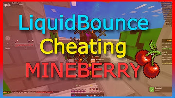 Cheating in Mineberry with LiquidBounce B100 !