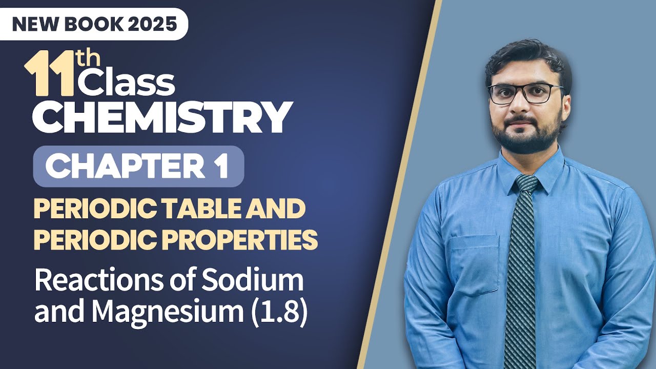 11th Class Chemistry Chapter 1 | Reactions of Sodium and Magnesium (1.8) | New Book 2025