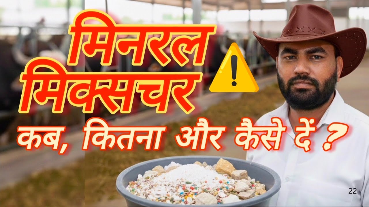 Mineral mixture — कब, कितना और कैसे दें?#farming #dairyfarming #agriculture