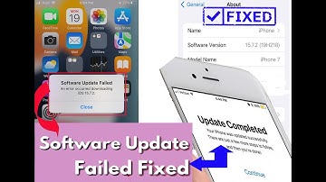 Fixed Software Update Failed An error occurred IOS 15.7.2  IOS Update Solution | iOS 15 Tips Tricks