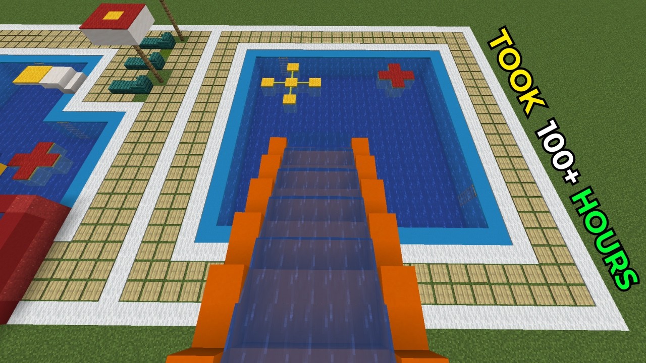 Minecraft - 30 Water Park Build Hacks You Never Knew Existed | Part 1