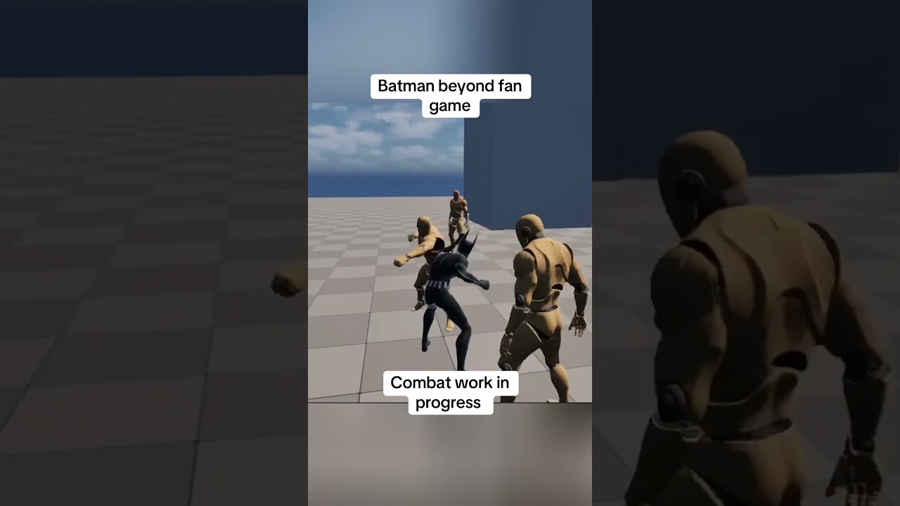 Batman beyond fan game, combat in progress 