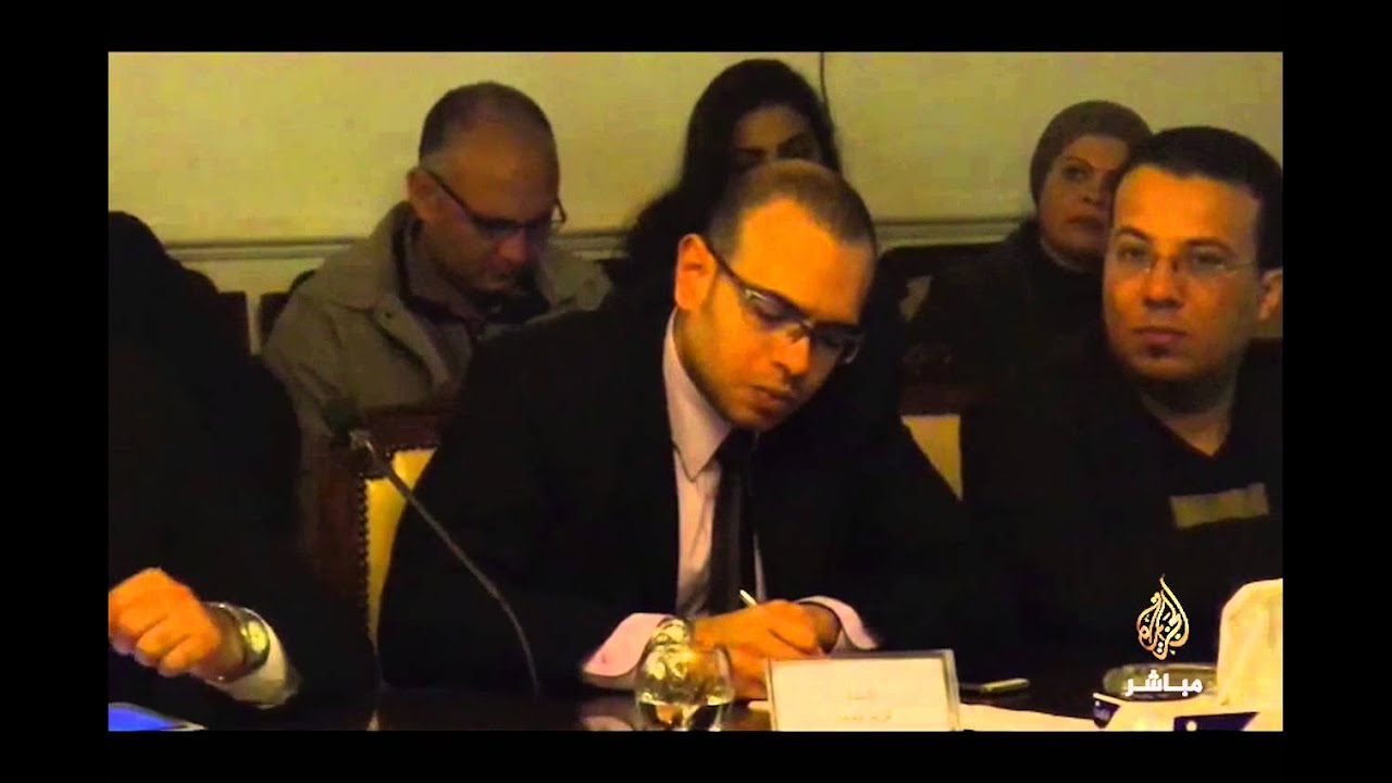 خالد حنفي - وزير التموين - يعقد مؤتمراً صحفي للاعلان عن بداية " بورصة السلع "