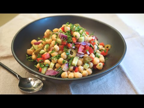 하루 한끼는 간단하고 건강하게 드셔보세요 | 병아리콩 샐러드 | 밀프렙 | Chickpea salad | meal prep