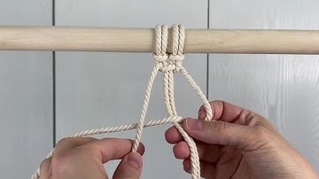 How to Tie a Ball Berry or Macadamia Knot - Macrame Series