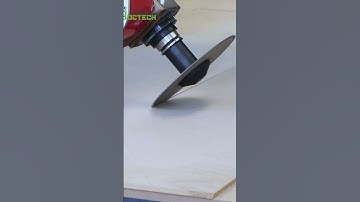 5 Axis CNC Router with Blade Saw Cutting Mdf #cnc #shortsvideo #woodworking