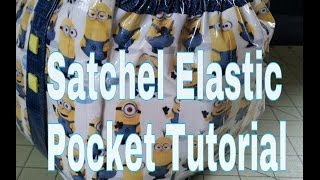 (DIY) How To Satchel Elastic Pocket Tutorial!!!