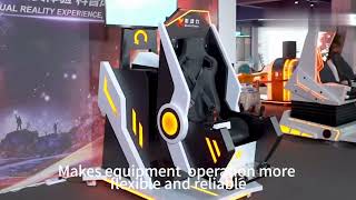 Space Coaster 9d VR 360 Motion Chair Roller Coaster Simulator