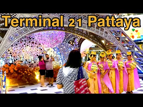 Walking Tour Terminal 21 Pattaya November 2021