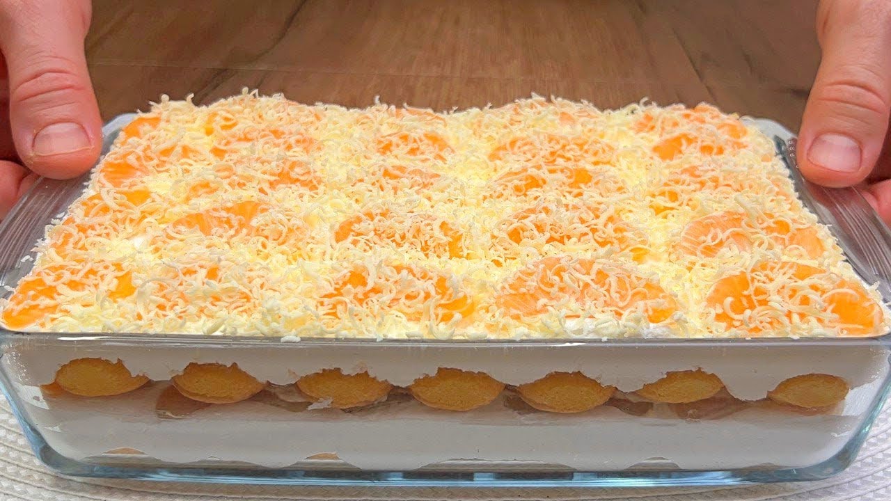 У вас есть мандарины? Домашний десерт на Новый год за 5 минут! Никакой выпечки!