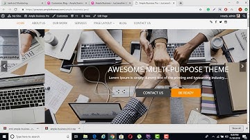 build your sites using Ample Business Pro WordPress Theme