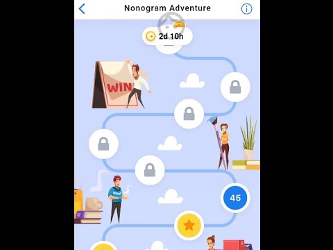 Nonogram adventure 17 November 2020 level 36-44