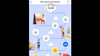 Nonogram adventure 17 November 2020 level 36-44