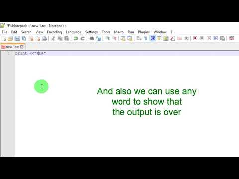 Ruby Programming language lesson 2 - for beginers
