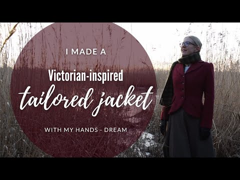 I made a Victorian-inspired tailored jacket - YouTube