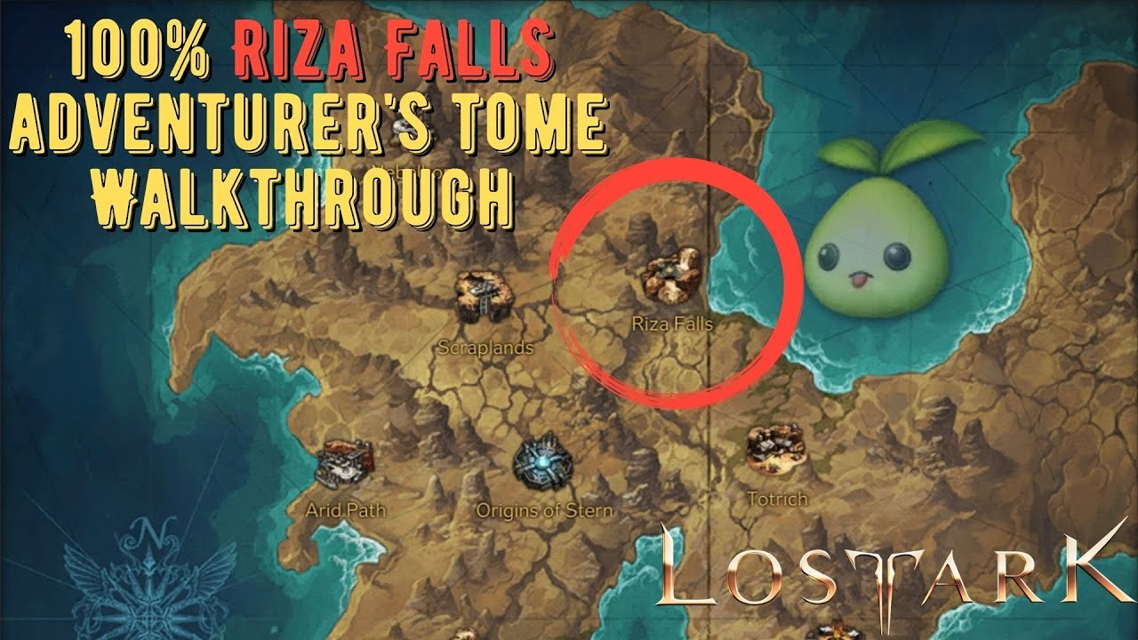 Lost Ark | Guided - Riza Falls - 100% Adventurer's Tome Completion & Seeds