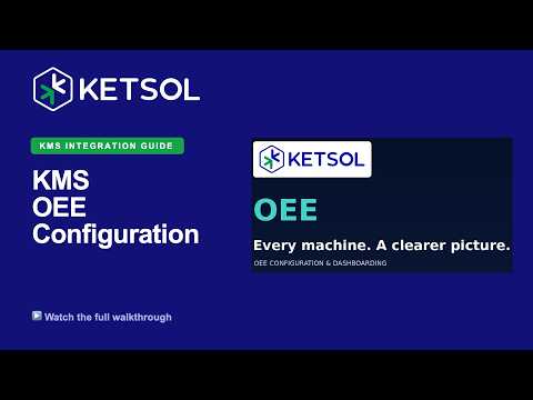 KMS OEE Configuration