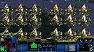 Starcraft UMS: 4 Humans vs 1 Insane EUD Terran Computer (20 Minute Time Limit) | 20분안에 테란 컴까기