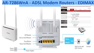 ضبط اعدادات ADSL Modem Routers - EDIMAX AR-7286WnA