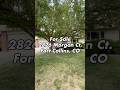 For Sale: 2826 Morgan Ct Fort Collins