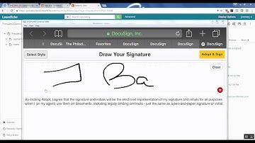 Laserfiche DocuSign Demo Video