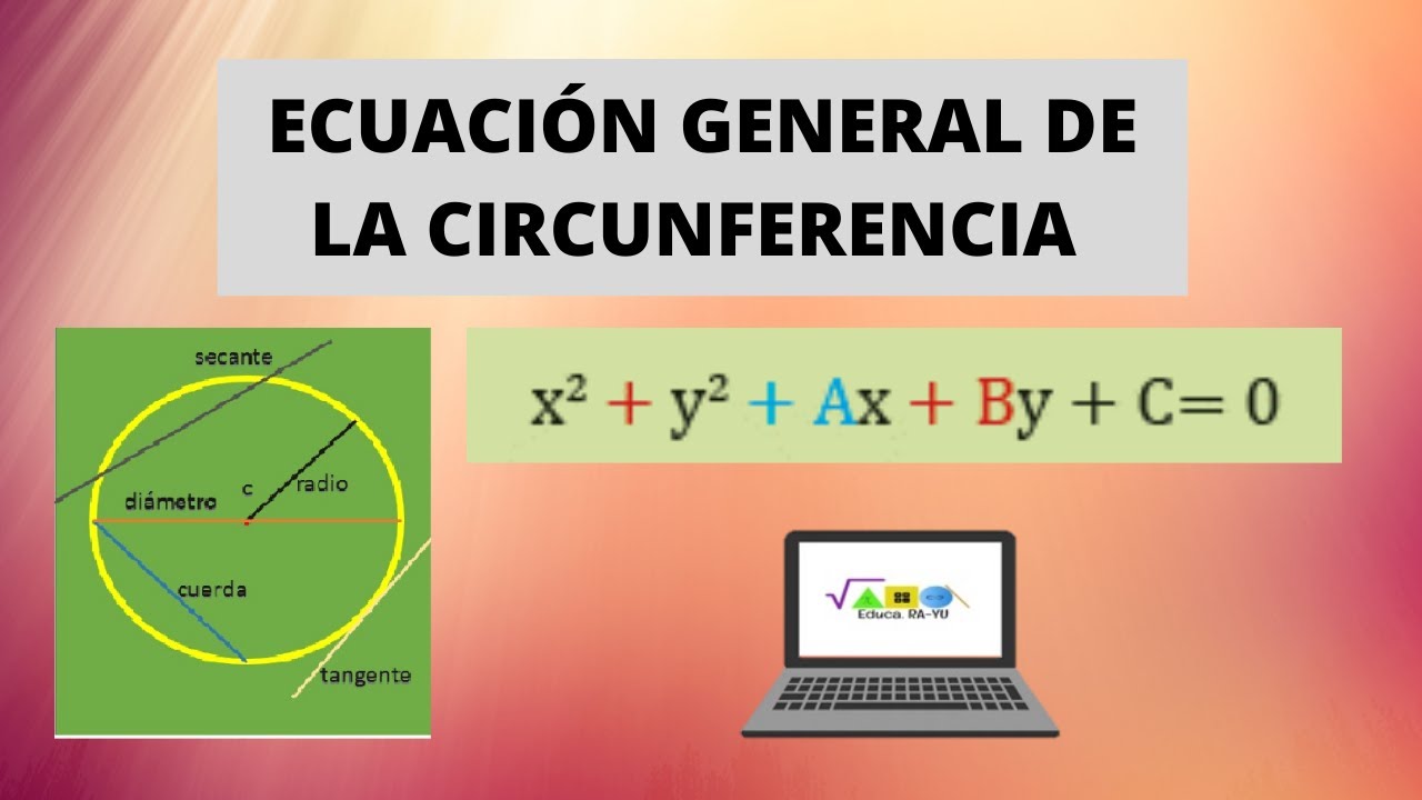Ecuación General de la Circunferencia - YouTube