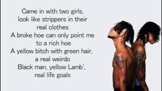 Rae Sremmurd - Black Beatles ft. Gucci Mane (Lyrics)