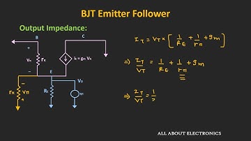BJT  Emitter Follower Common Collector Amplifier Explained with Solved Example