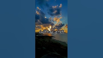 تلاوة من سورة الأنبياء 🔥♥️😴😴#اكسبلور #قرآن #قصص #دويتو #لايك #راحة_نفسية #صوت_جميل