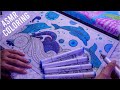 Asmr color with me coloring book markers whisper