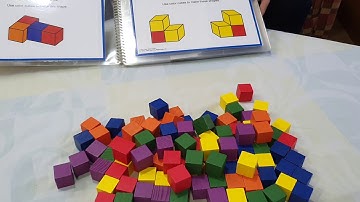Colour cubes game of Learning resources from Unnati Library