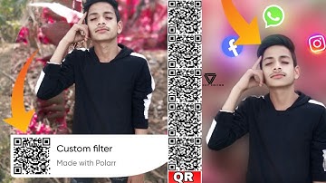 QR CODE PHOTO EDITING | One Click Photo Editing | qr code | photo editing | Snapseed QR Code