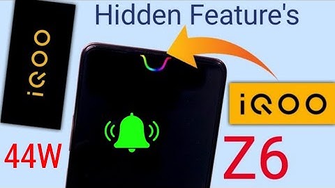 IQOO Z6 44W Enable LED Notification Light & Charging Light | IQOO Z6 Hidden Feature