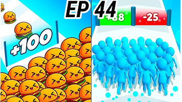 Food Run 🆚 Count master 🔥💥 ❤️‍🔥All Levels unlocked speed Run iOS Android Max Level 44