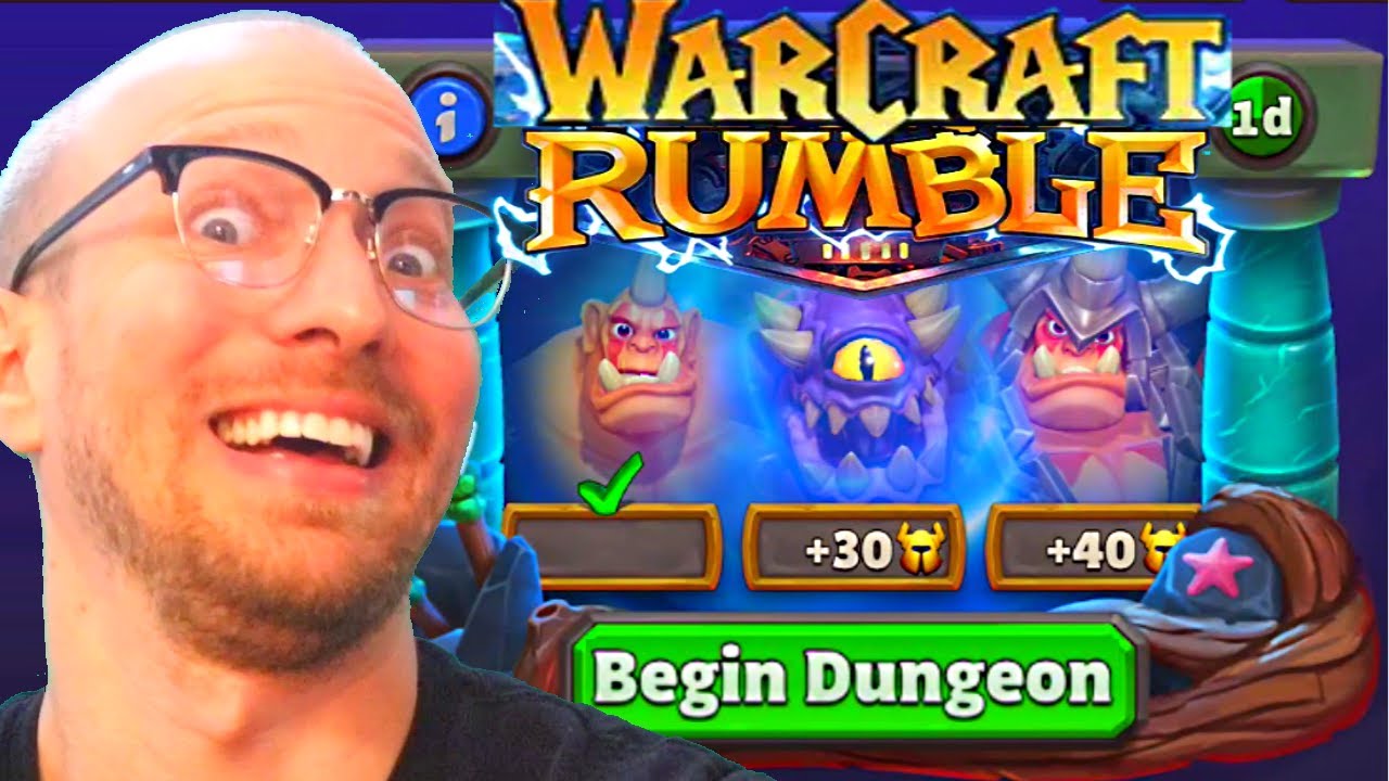 DUNGEONS are *INSANE* in Warcraft Rumble! - YouTube