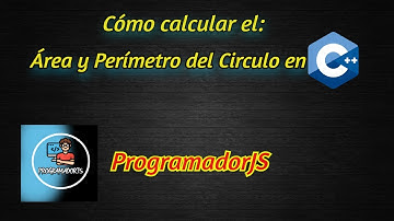 Como calcular el área y perímetro de un circulo en C++