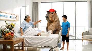 Capy cùng anh giúp bà lau nhà và cái kết #capybara