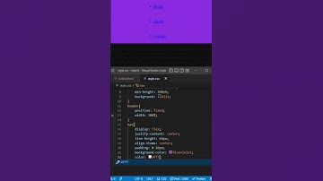 CSS Fixed Navbar on Top #shorts  #shortvideo