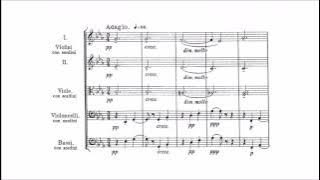 Edward Elgar - Elegy for string orchestra Op. 58 (audio   sheet music)