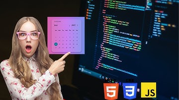 How to make Calendar (Responsive)  in HTML || CSS JavaScript  Tutorial