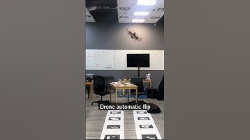 Autonomous #drone performing a flip 🤖 #shorts