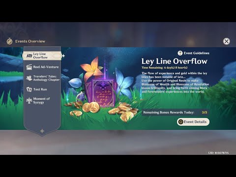 Ley Line Overflow Event - Genshin Impact -  Version 5.4