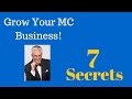 MC Training - Seven Secrets to Grow Your MC Business