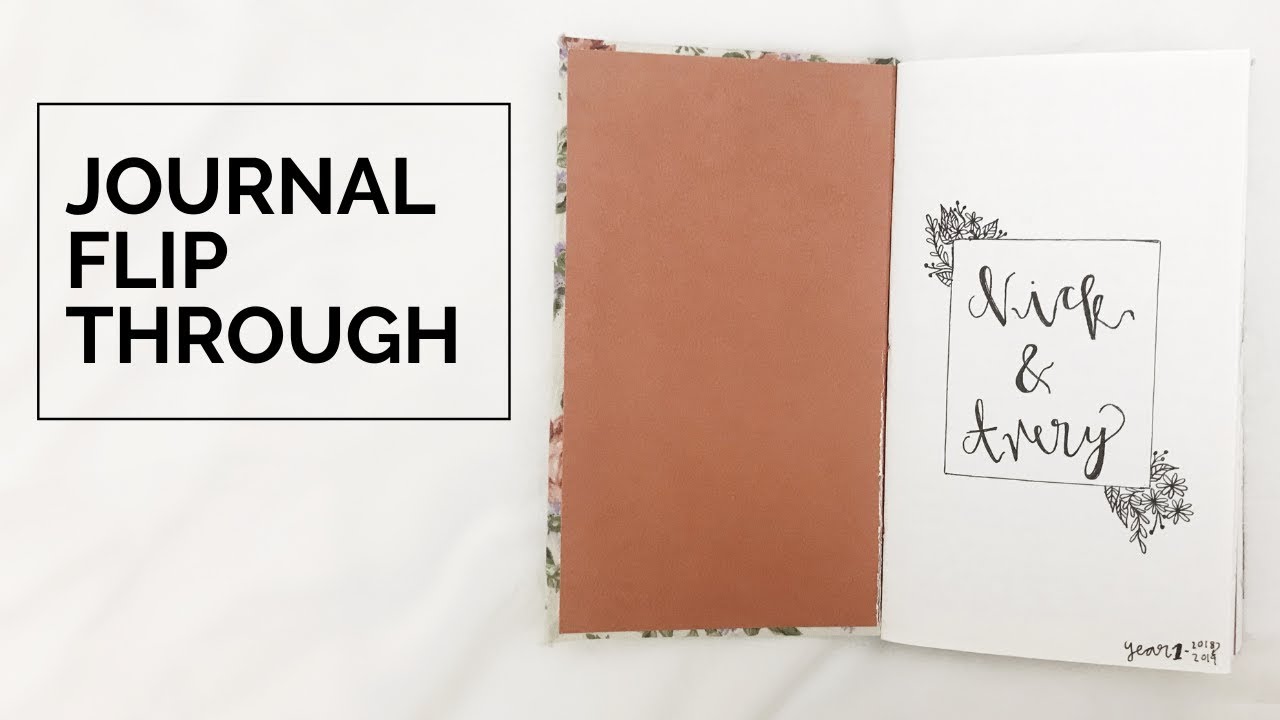 Relationship Journal Gift Flip Through 