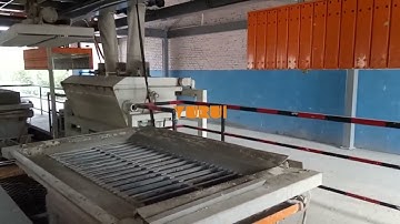 #gypsumblock  Gypsum block plant-1 production line with 2 forming machine (Wendy +86 17860056883)