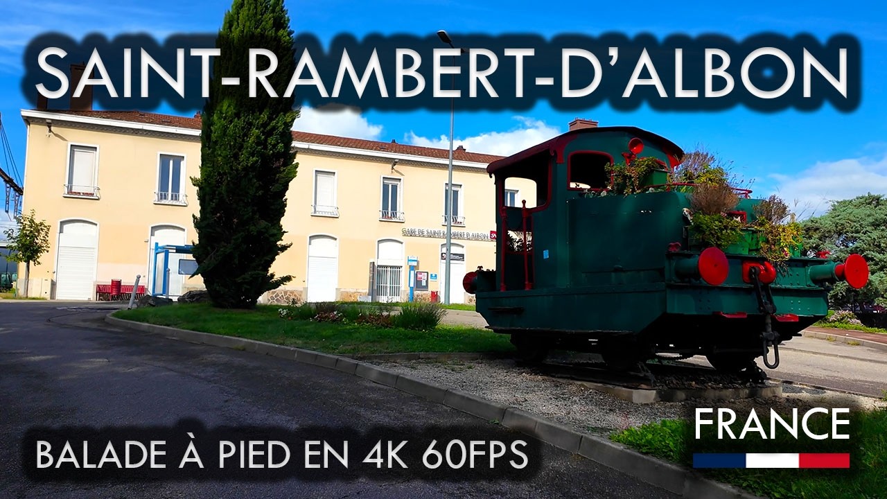 SAINT-RAMBERT-D’ALBON À PIED 🚶‍♂️ | Entre gare, église & ruelles tranquilles