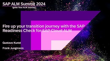 Fire up your transition journey with the SAP Readiness Check for SAP Cloud ALM